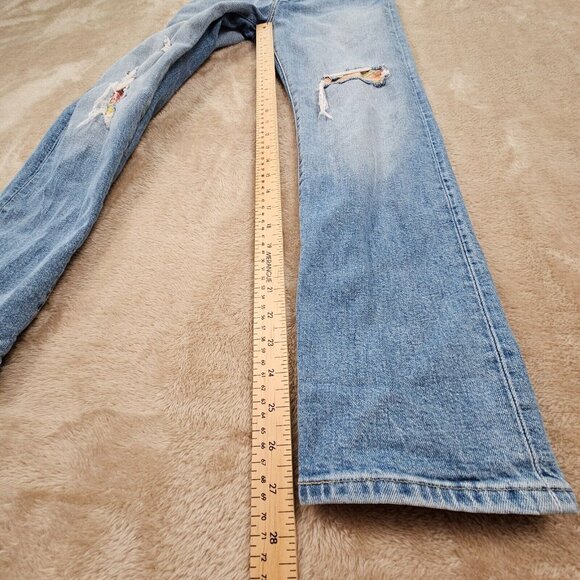 Levi's Made & Crafted Big E 501 Jeans Blue Denim Women's Size 24x28 Button Fly - Picture 5 of 16